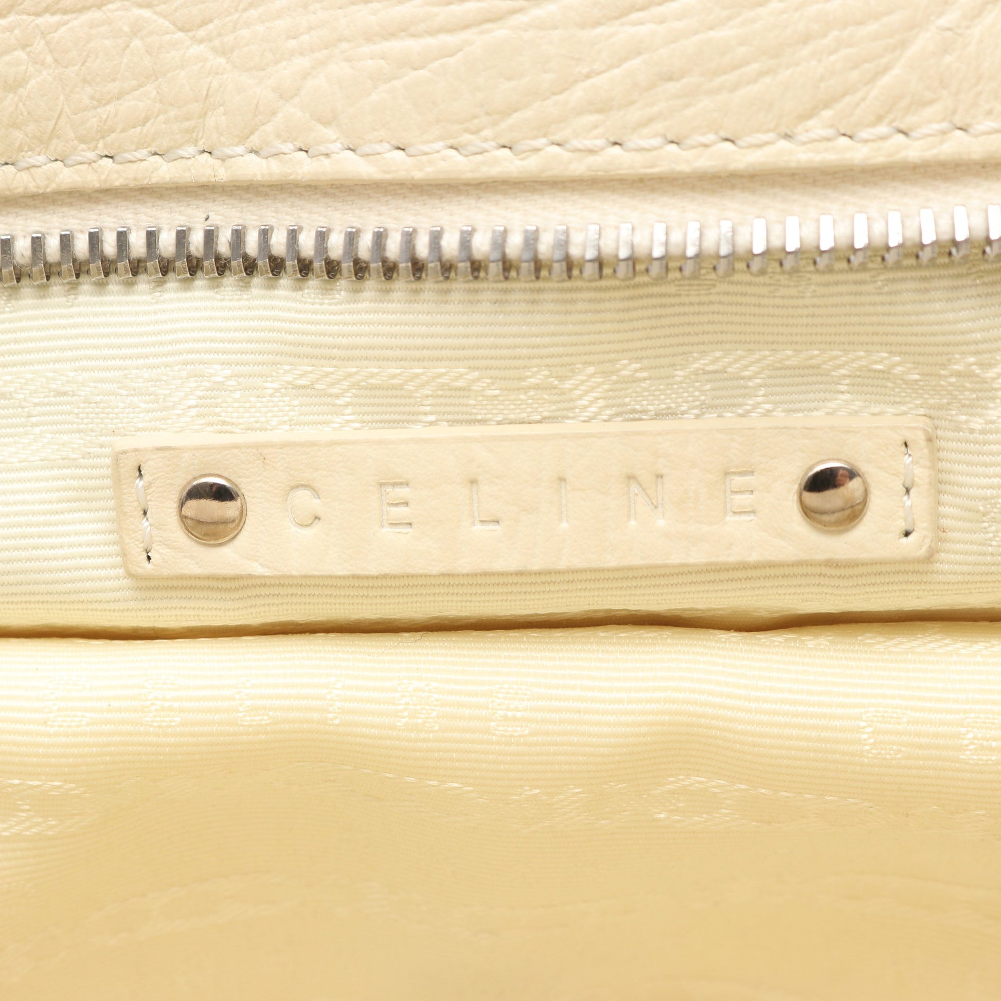 ビタースウィート ハンドバッグ レザー アイボリー セリーヌ バッグ CELINE
