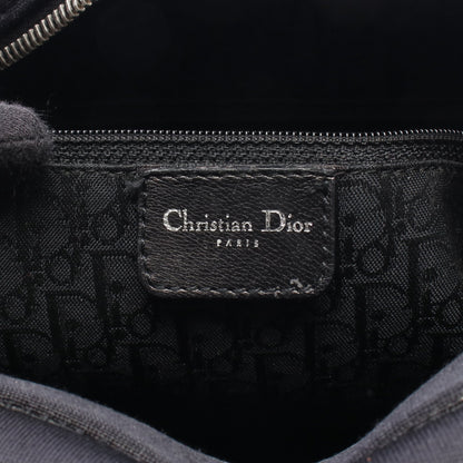 ハードコア 2WAY ハンドバッグ ミニボストンバッグ キャンバス レザー ブラック クリスチャンディオール バッグ Christian Dior