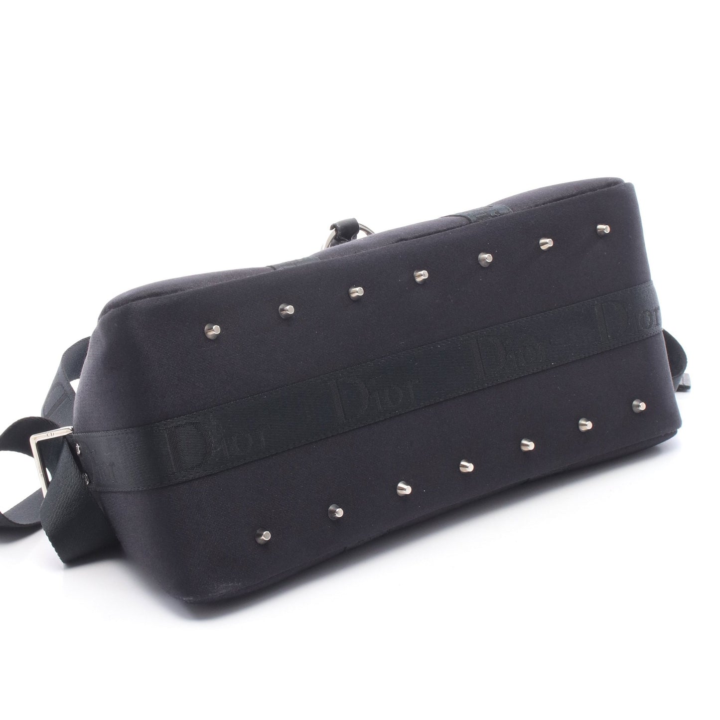 ハードコア 2WAY ハンドバッグ ミニボストンバッグ キャンバス レザー ブラック クリスチャンディオール バッグ Christian Dior