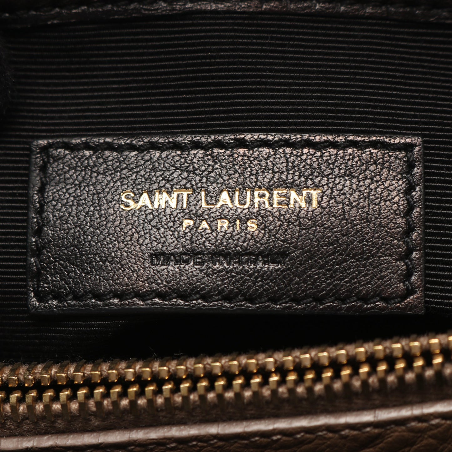 2WAY ハンドバッグ レザー グレーベージュ サンローランパリ バッグ SAINT LAURENT PARIS
