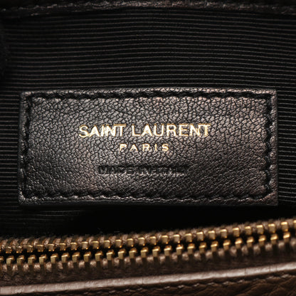 2WAY ハンドバッグ レザー グレーベージュ サンローランパリ バッグ SAINT LAURENT PARIS