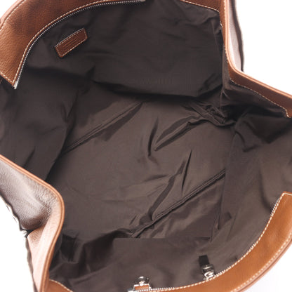 サイドジップ ショルダーバッグ トートバッグ レザー ブラウン サルヴァトーレフェラガモ バッグ Salvatore Ferragamo