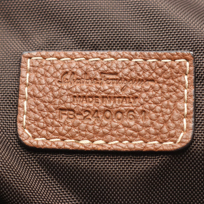 サイドジップ ショルダーバッグ トートバッグ レザー ブラウン サルヴァトーレフェラガモ バッグ Salvatore Ferragamo