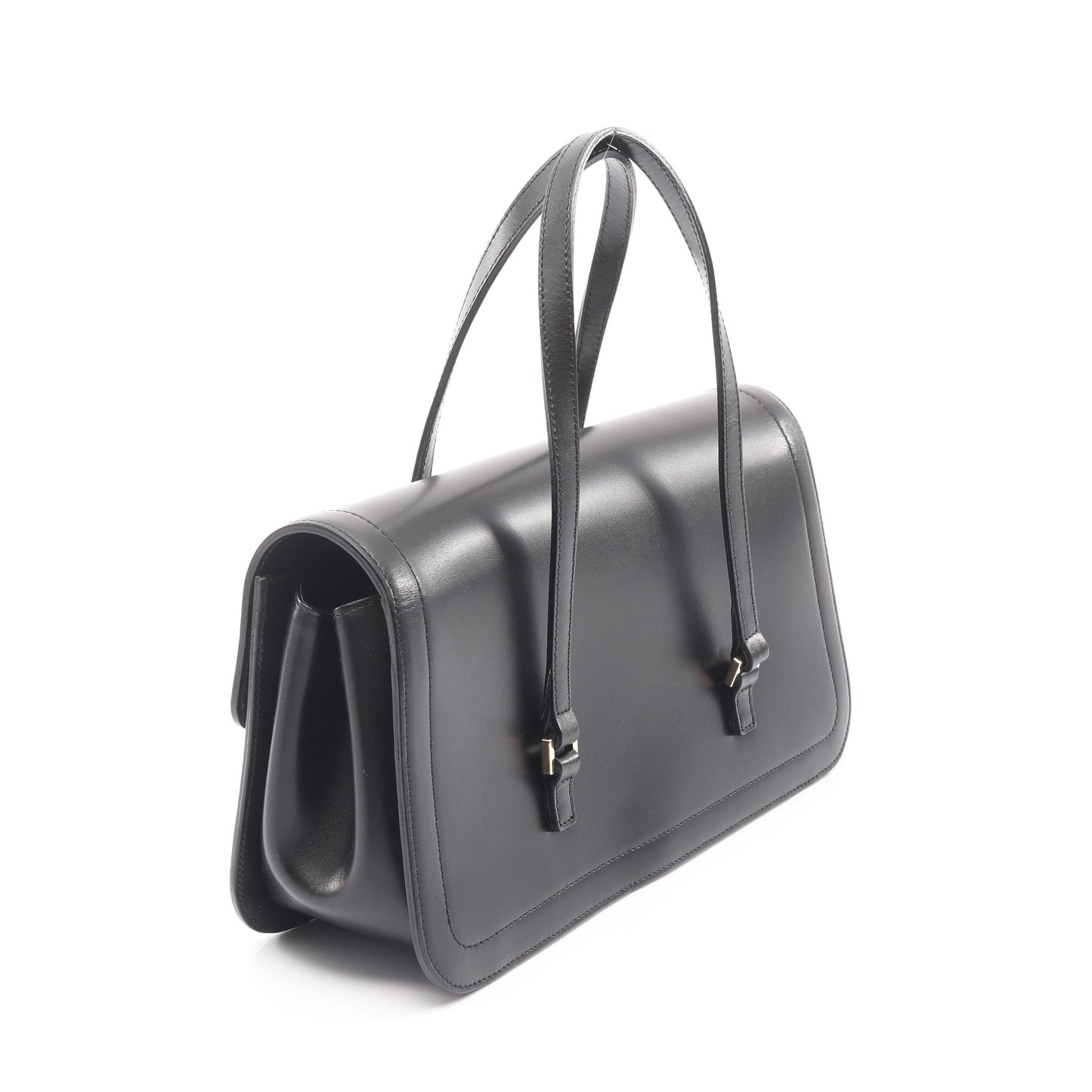 トリオンフ ハンドバッグ レザー ブラック セリーヌ バッグ CELINE