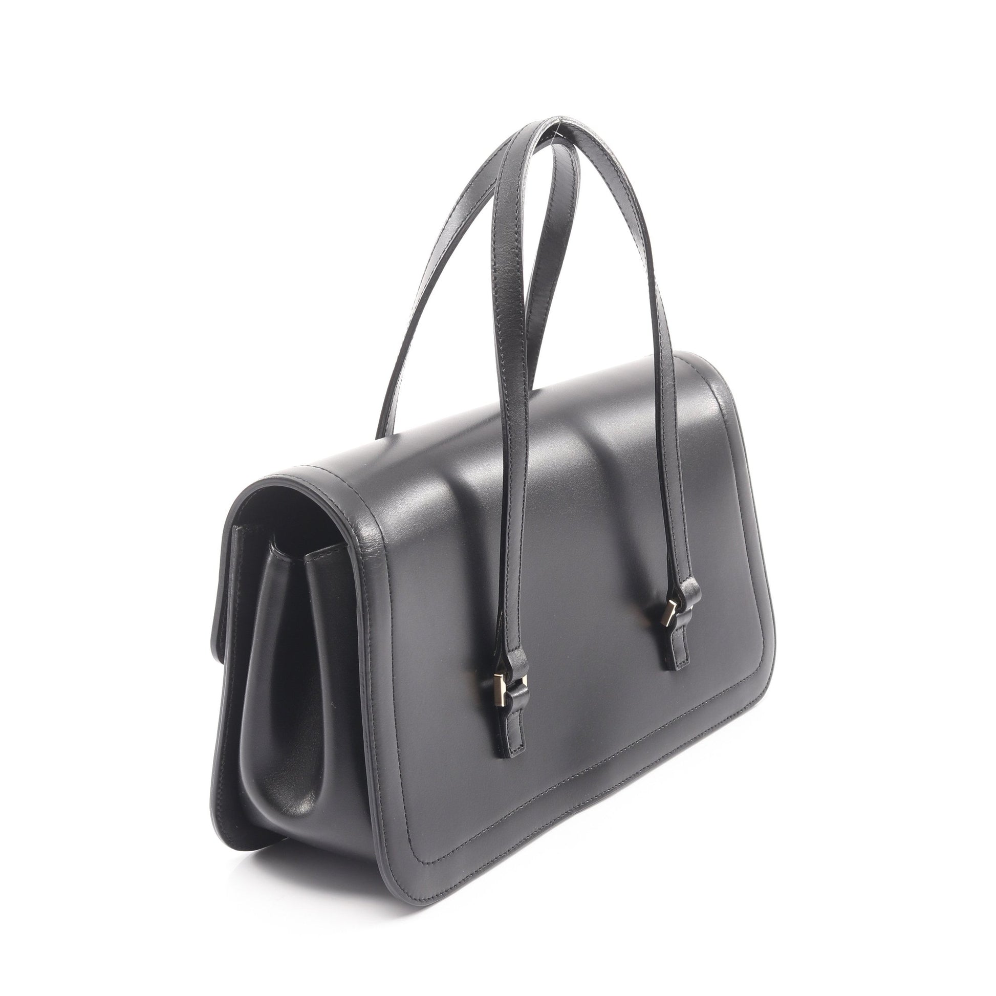 トリオンフ ハンドバッグ レザー ブラック セリーヌ バッグ CELINE