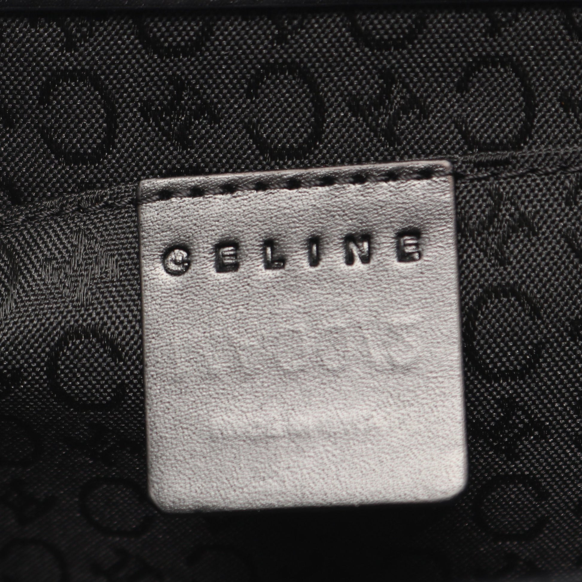 トリオンフ ハンドバッグ レザー ブラック セリーヌ バッグ CELINE