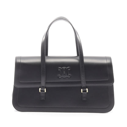 トリオンフ ハンドバッグ レザー ブラック セリーヌ バッグ CELINE