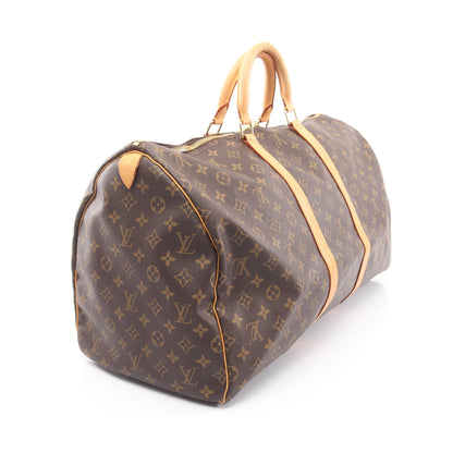 キーポル バンドリエール55 モノグラム ボストンバッグ PVC レザー ブラウン ルイヴィトン バッグ LOUIS VUITTON