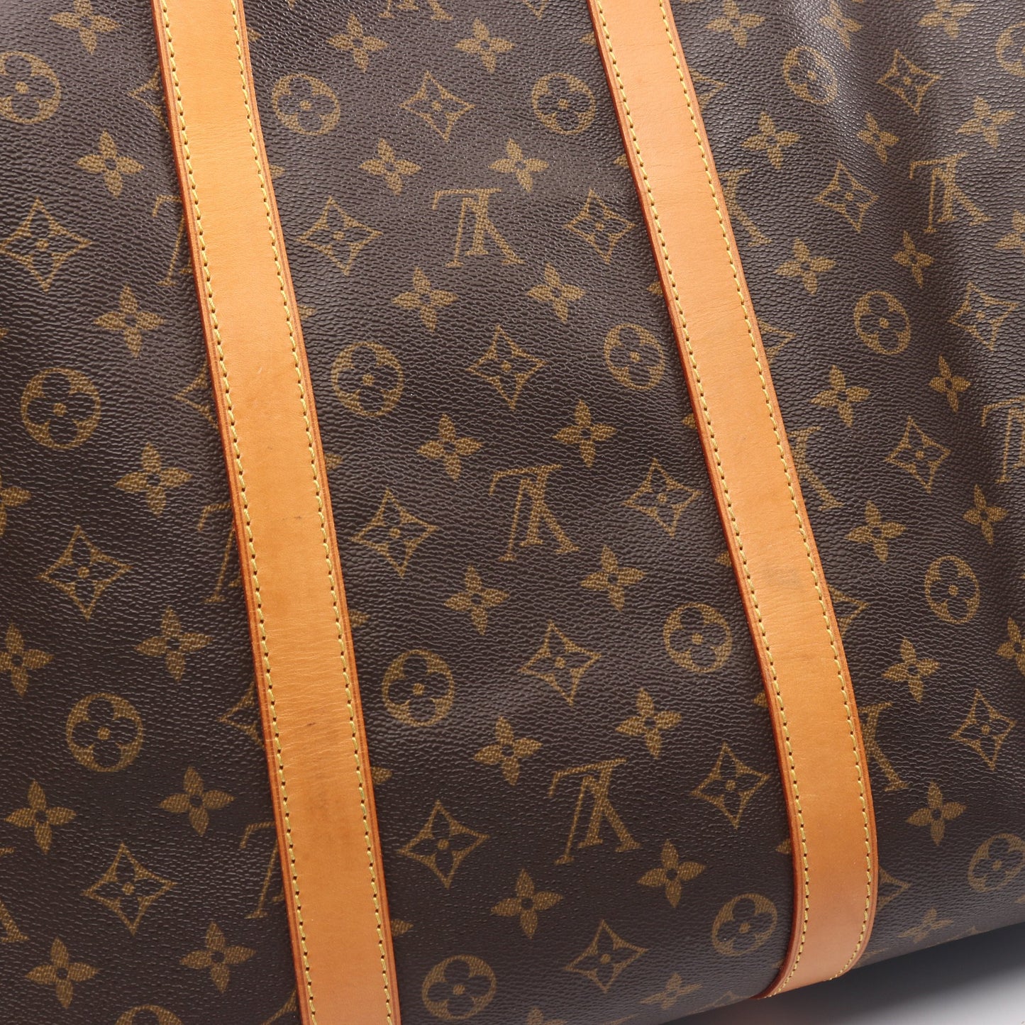 キーポル バンドリエール55 モノグラム ボストンバッグ PVC レザー ブラウン ルイヴィトン バッグ LOUIS VUITTON