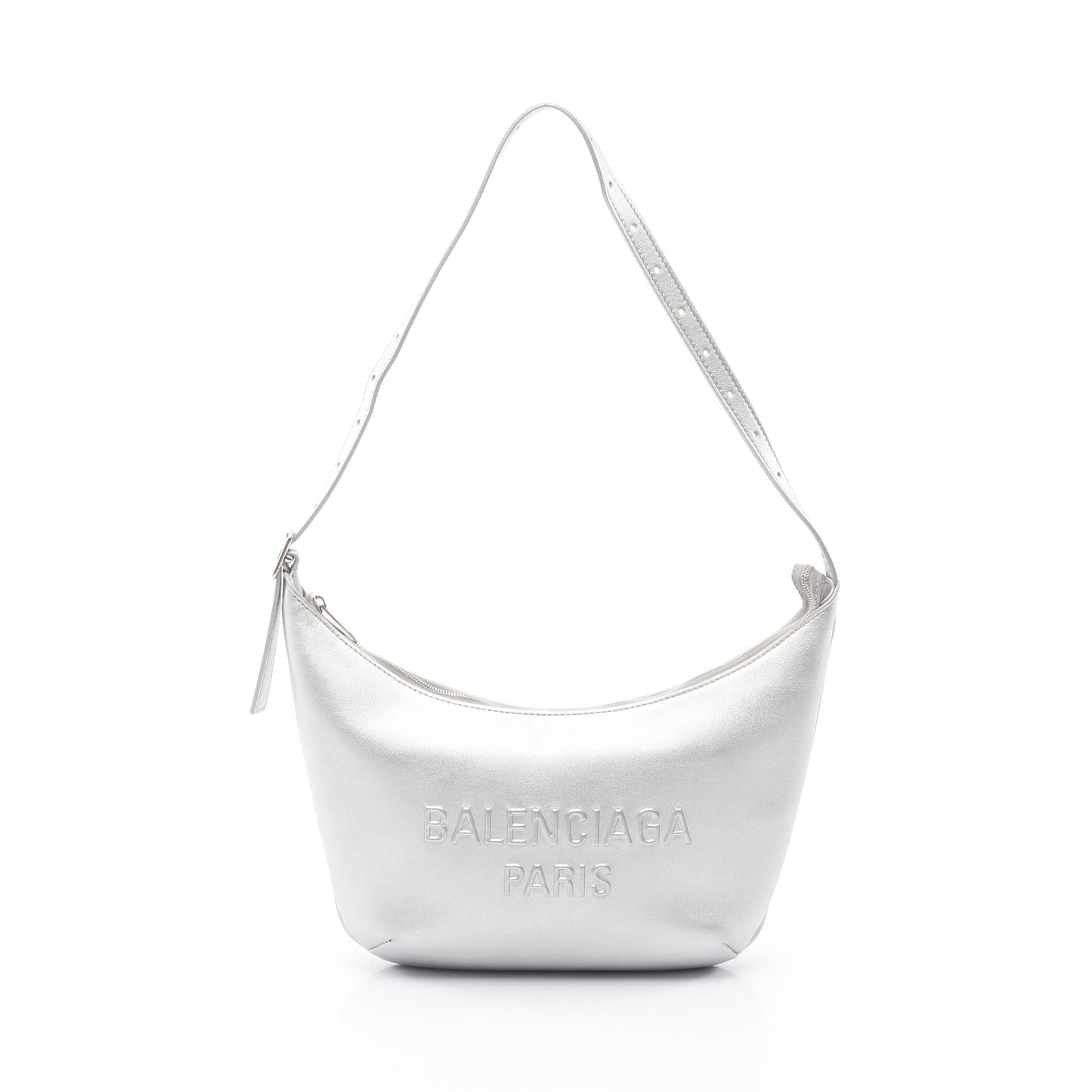 メアリー ケイト スリングバッグ ワンショルダーバッグ レザー シルバー バレンシアガ バッグ BALENCIAGA