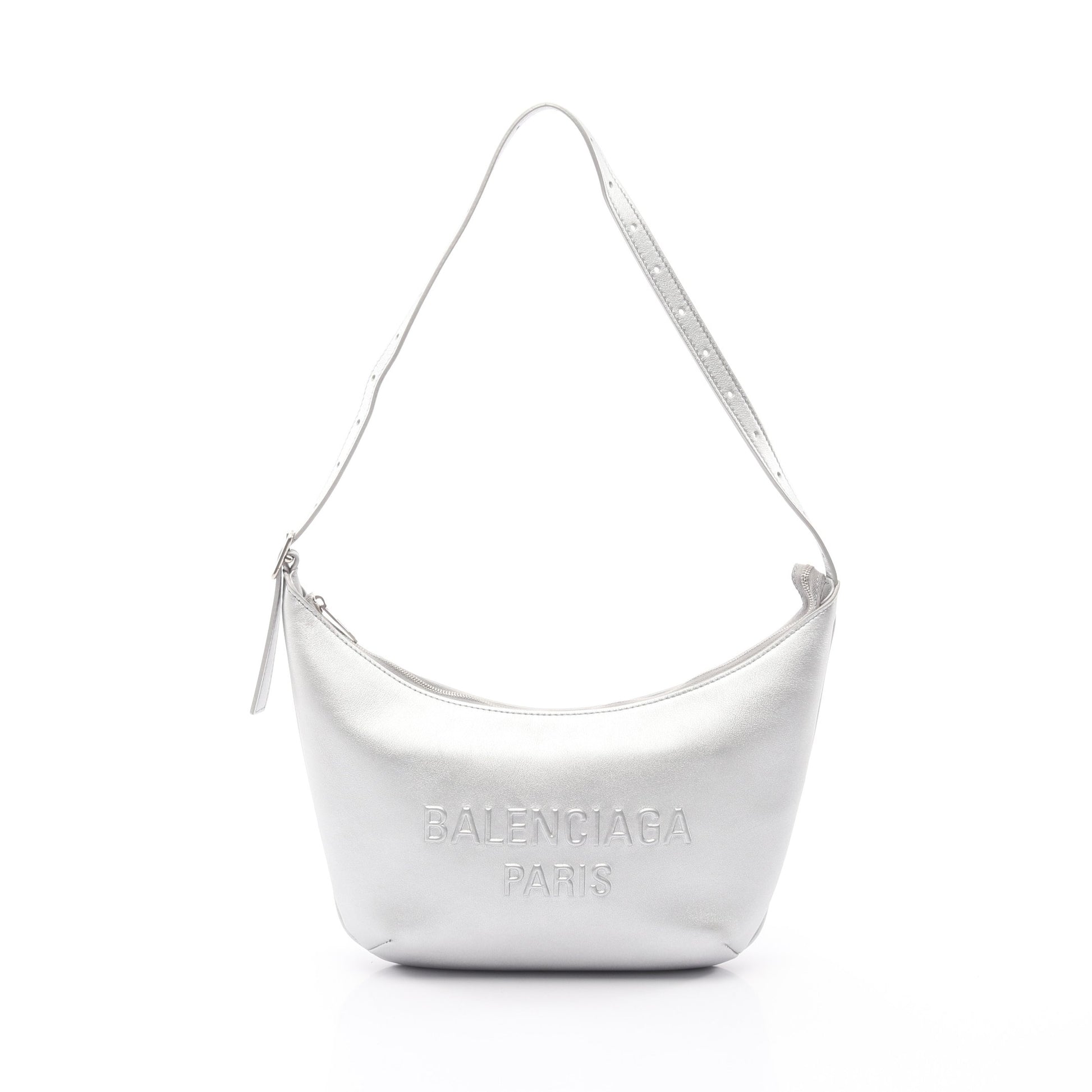 メアリー ケイト スリングバッグ ワンショルダーバッグ レザー シルバー バレンシアガ バッグ BALENCIAGA