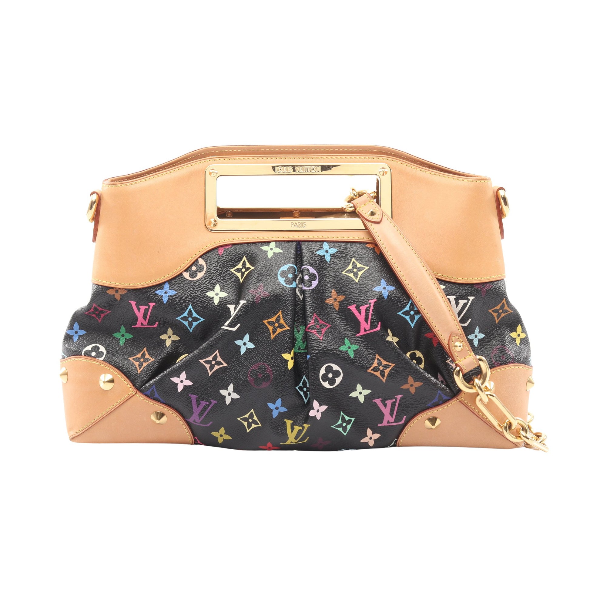 ジュディMM モノグラムマルチカラー ノワール 2WAY ハンドバッグ PVC レザー ブラック ルイヴィトン バッグ LOUIS VUITTON