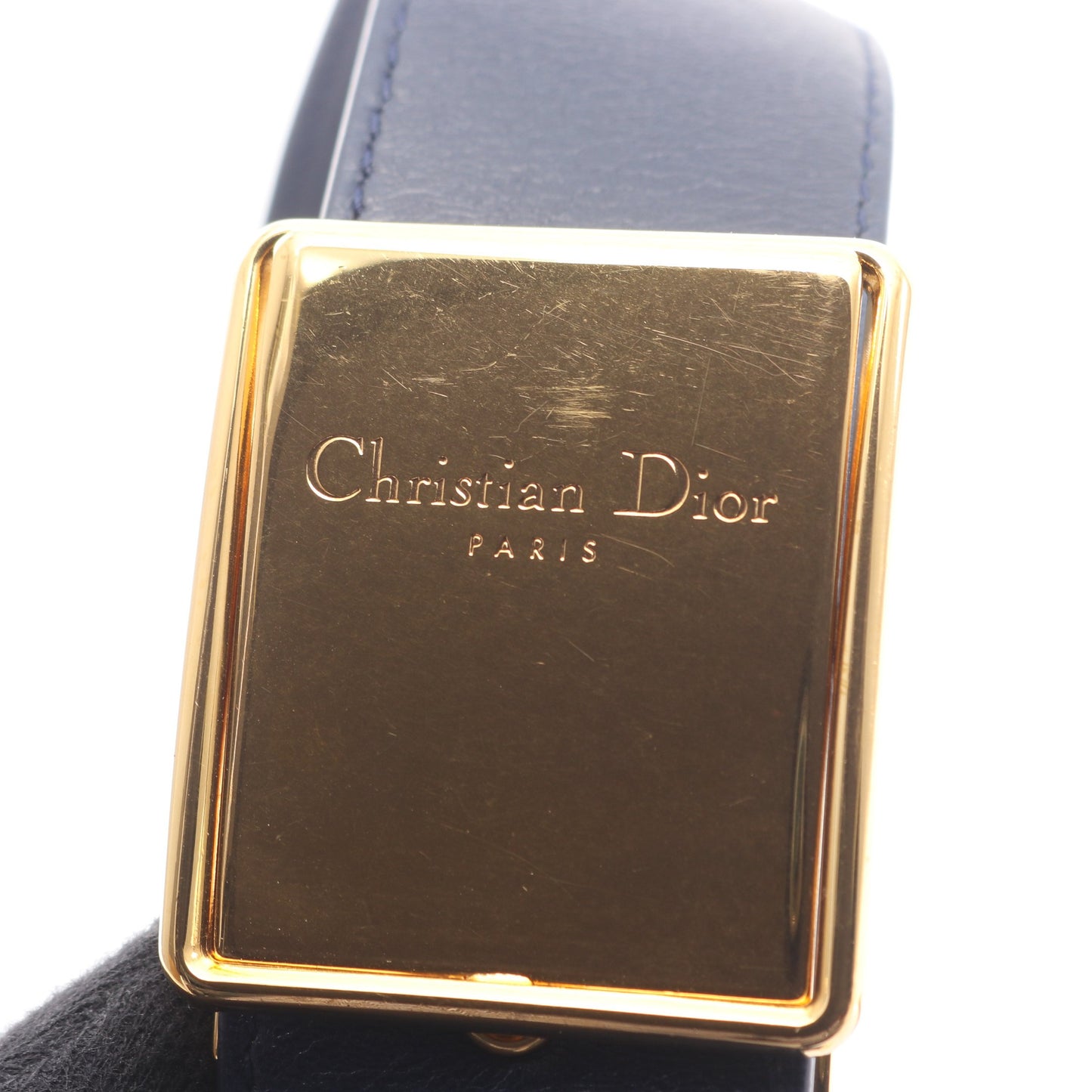 30 MONTAIGNE モンテーニュ ボックス ショルダーバッグ レザー ネイビー クリスチャンディオール バッグ Christian Dior