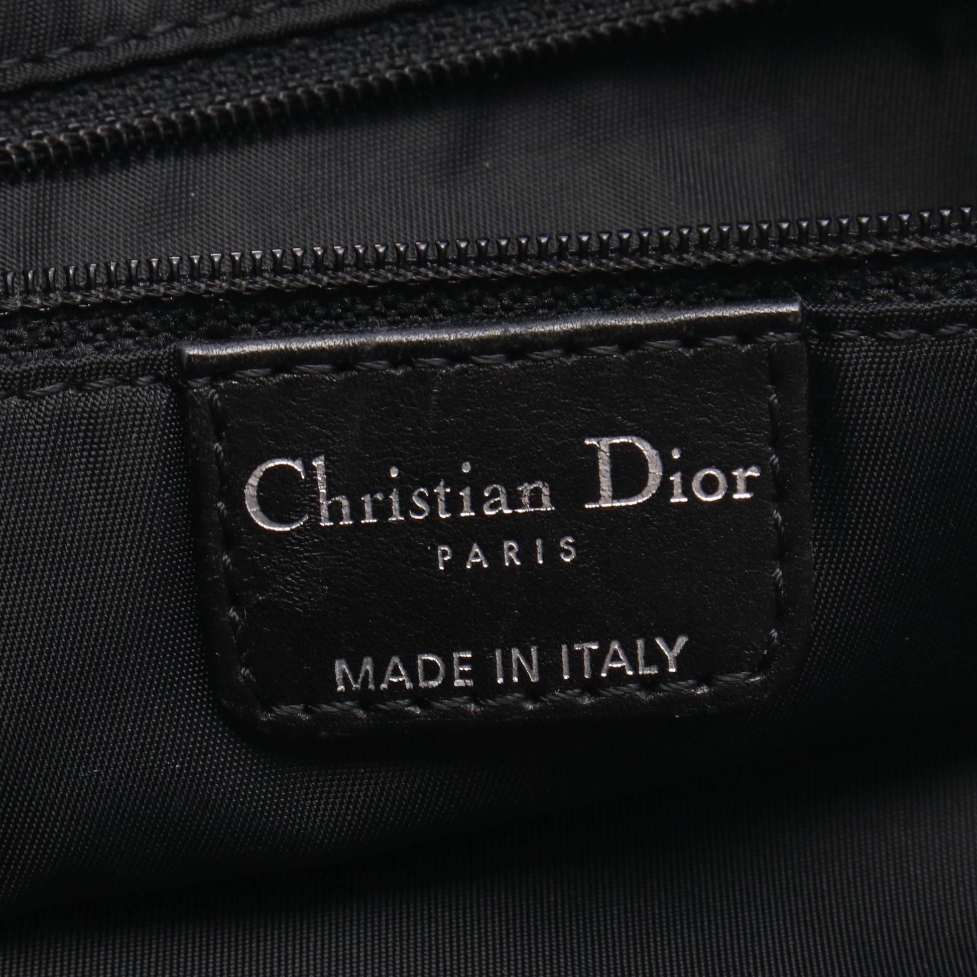 トロッター ハンドバッグ トートバッグ ナイロン レザー ブラック クリスチャンディオール バッグ Christian Dior