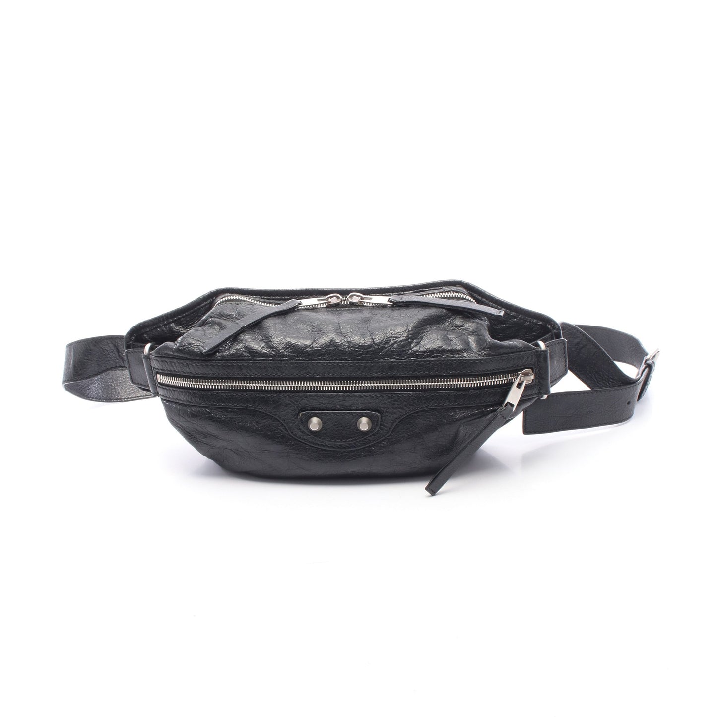 クラシック ネオリフト ボディバッグ ウエストバッグ レザー ブラック バレンシアガ バッグ BALENCIAGA