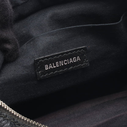 クラシック ネオリフト ボディバッグ ウエストバッグ レザー ブラック バレンシアガ バッグ BALENCIAGA