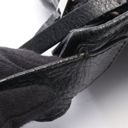 クラシック ネオリフト ボディバッグ ウエストバッグ レザー ブラック バレンシアガ バッグ BALENCIAGA