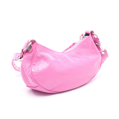 LE CAGOLE ショルダーバッグ レザー ピンク バレンシアガ バッグ BALENCIAGA
