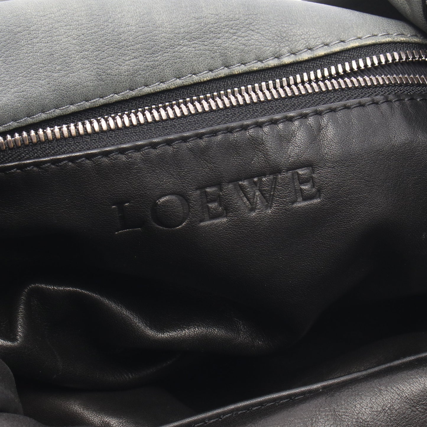 アナグラム ショルダーバッグ トートバッグ レザー グレー ロエベ バッグ LOEWE