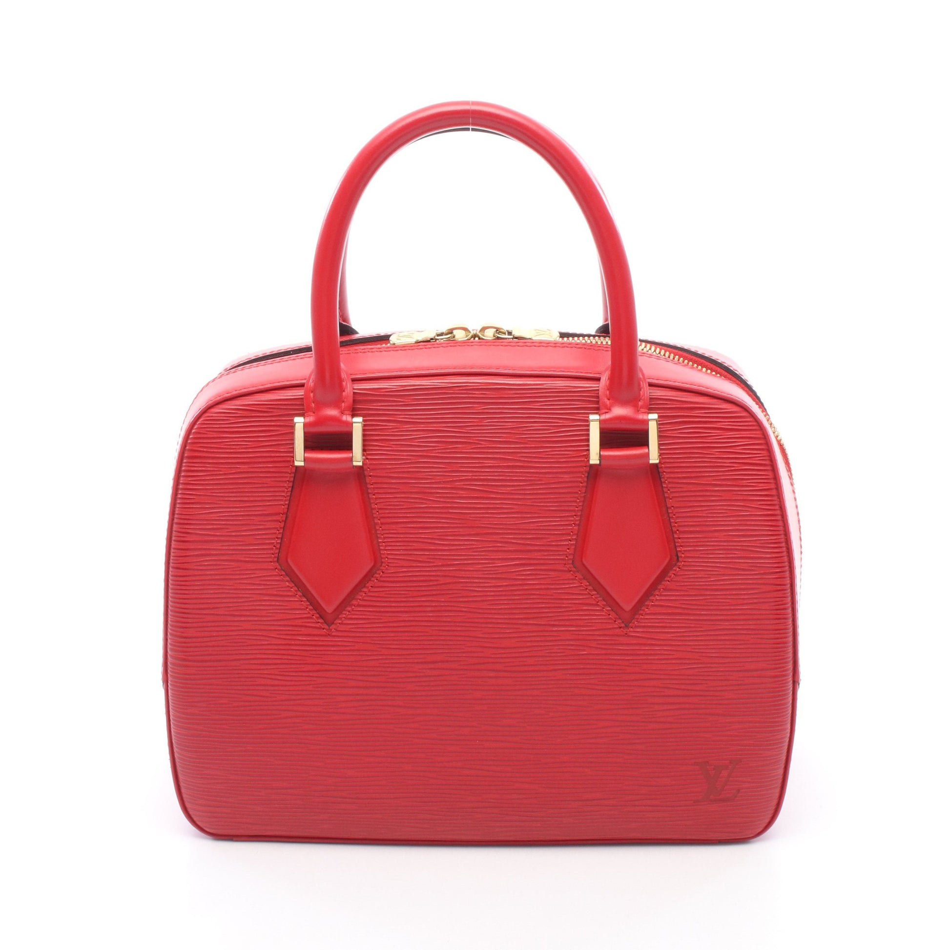 サブロン エピ カスティリアンレッド ハンドバッグ レザー レッド ルイヴィトン バッグ LOUIS VUITTON