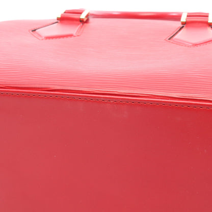 サブロン エピ カスティリアンレッド ハンドバッグ レザー レッド ルイヴィトン バッグ LOUIS VUITTON