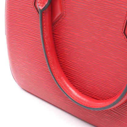 サブロン エピ カスティリアンレッド ハンドバッグ レザー レッド ルイヴィトン バッグ LOUIS VUITTON
