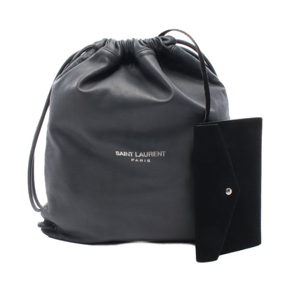 テディ バックパック ナップサック レザー グレー サンローランパリ バッグ SAINT LAURENT PARIS