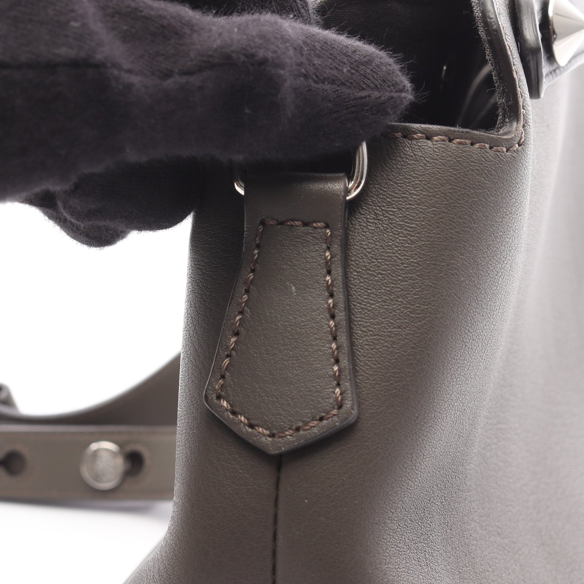 BY THE WAY MEDIUM バイザウェイ ミディアム 2WAY ハンドバッグ レザー ダークグレー ブラック フェンディ バッグ FENDI