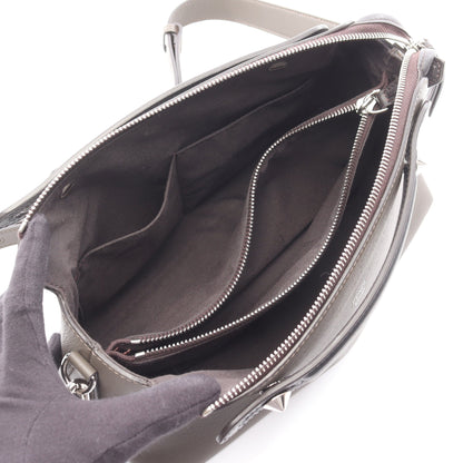 BY THE WAY MEDIUM バイザウェイ ミディアム 2WAY ハンドバッグ レザー ダークグレー ブラック フェンディ バッグ FENDI