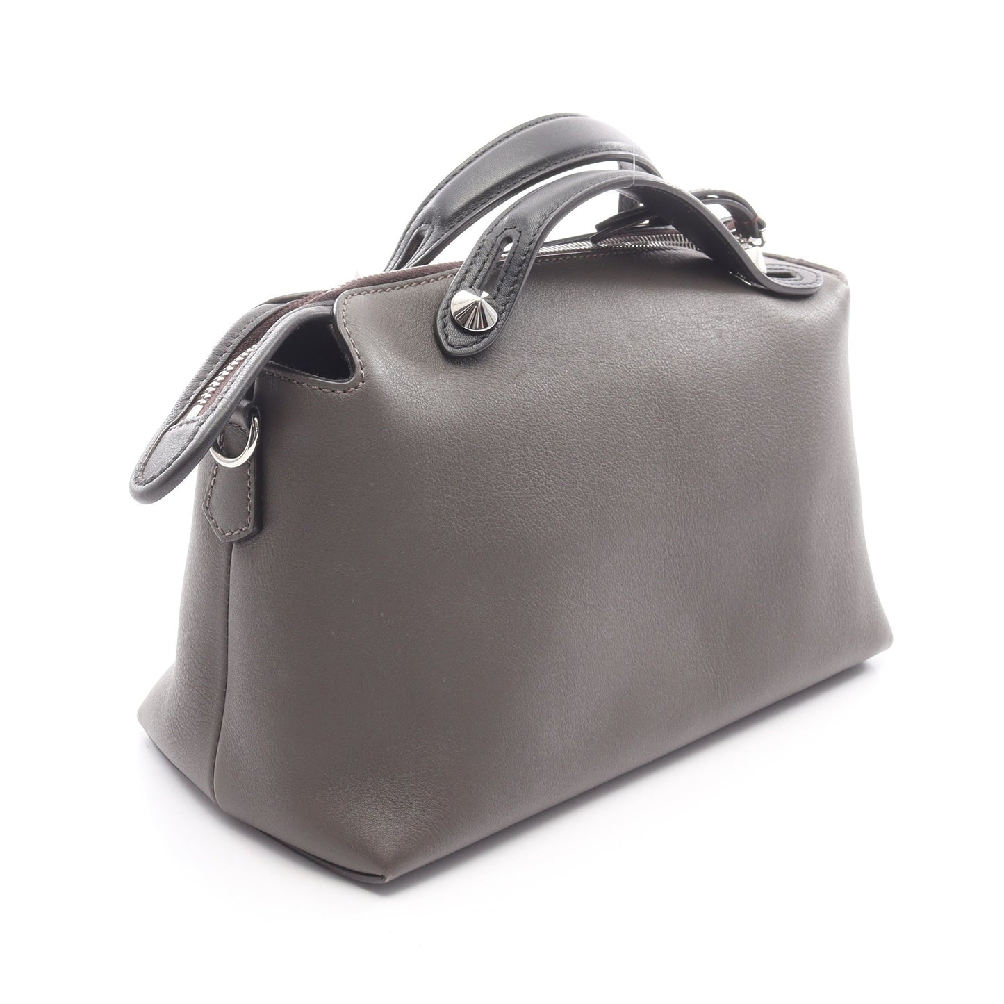 BY THE WAY MEDIUM バイザウェイ ミディアム 2WAY ハンドバッグ レザー ダークグレー ブラック フェンディ バッグ FENDI