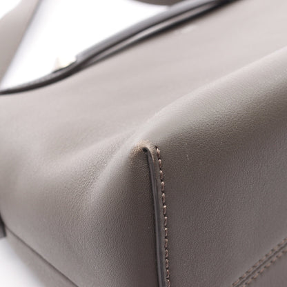 BY THE WAY MEDIUM バイザウェイ ミディアム 2WAY ハンドバッグ レザー ダークグレー ブラック フェンディ バッグ FENDI