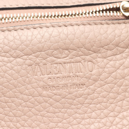 ロックスタッズ 2WAY ハンドバッグ レザー ピンクベージュ ヴァレンティノガラヴァーニ バッグ VALENTINO GARAVANI