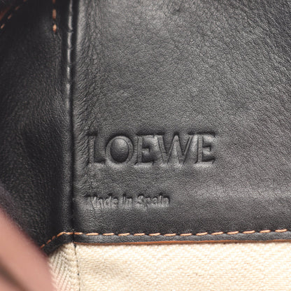 ハンモック ドローストリングバッグ ミニ 2WAY ハンドバッグ レザー ベージュ ブラック ロエベ バッグ LOEWE