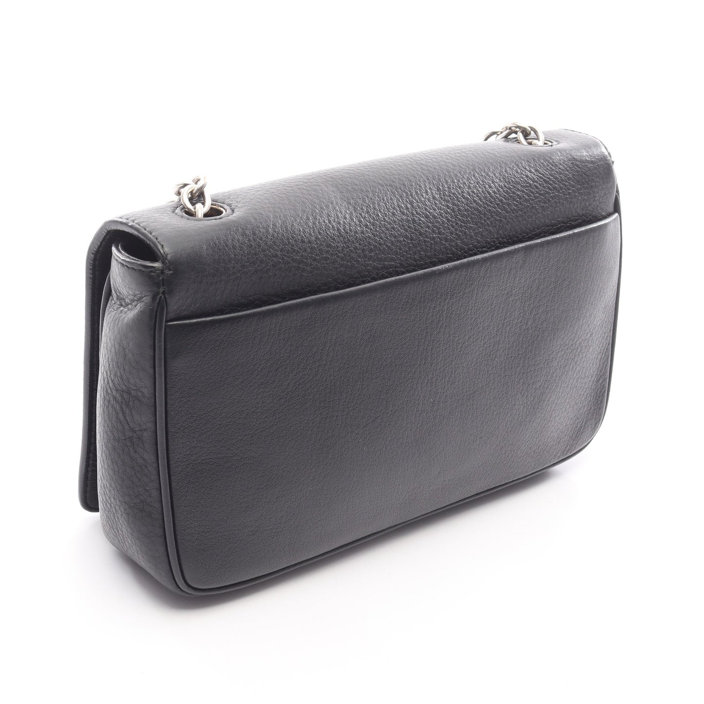 エブリデイ チェーンショルダーバッグ レザー ブラック バレンシアガ バッグ BALENCIAGA