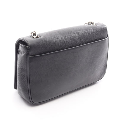 エブリデイ チェーンショルダーバッグ レザー ブラック バレンシアガ バッグ BALENCIAGA