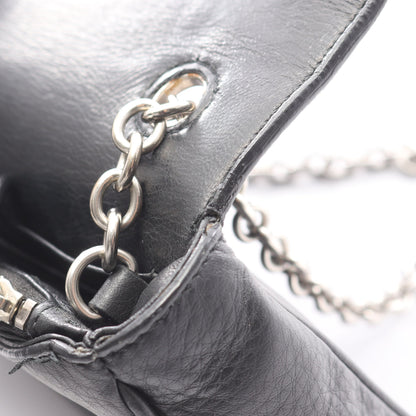 エブリデイ チェーンショルダーバッグ レザー ブラック バレンシアガ バッグ BALENCIAGA