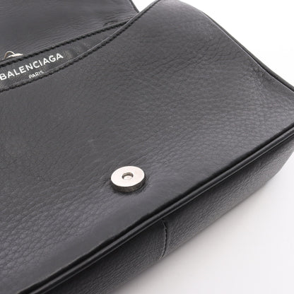 エブリデイ チェーンショルダーバッグ レザー ブラック バレンシアガ バッグ BALENCIAGA