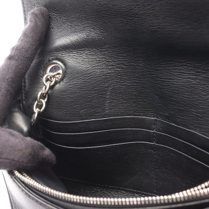 エブリデイ チェーンショルダーバッグ レザー ブラック バレンシアガ バッグ BALENCIAGA