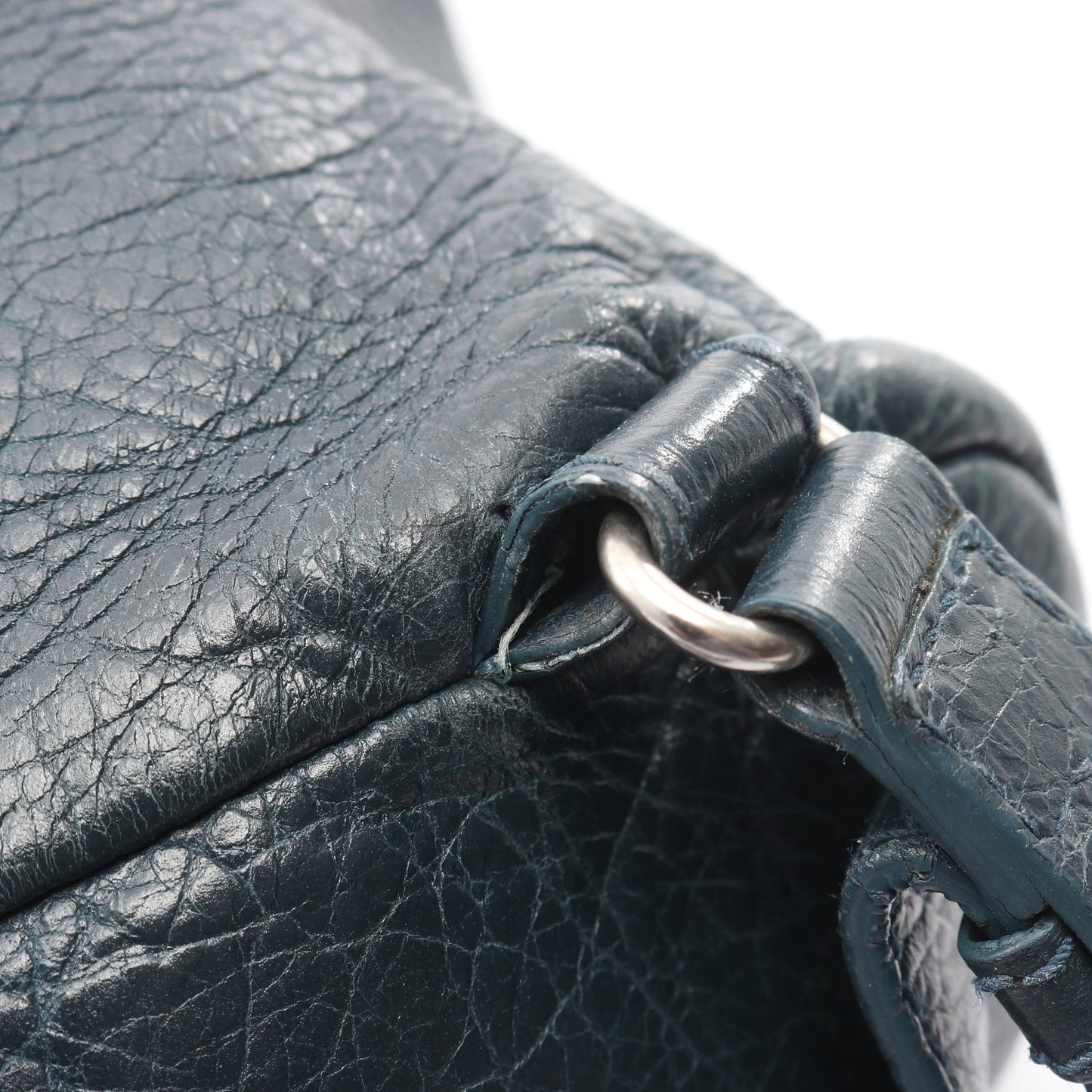 トラベラー バックパック リュックサック レザー ブルーグリーン バレンシアガ バッグ BALENCIAGA