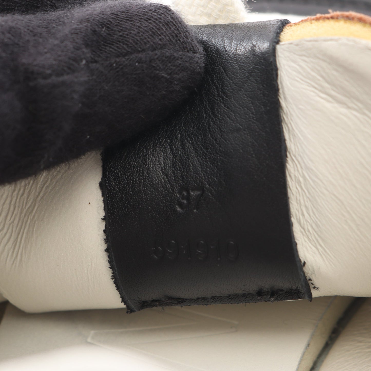 バレエランナー スニーカー ファブリック レザー アイボリー ブラック ブラウン ロエベ シューズ LOEWE