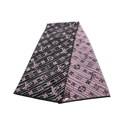エシャルプ エピストーム モノグラム マフラー ウール ブラック ピンク ルイヴィトン 財布・小物 LOUIS VUITTON