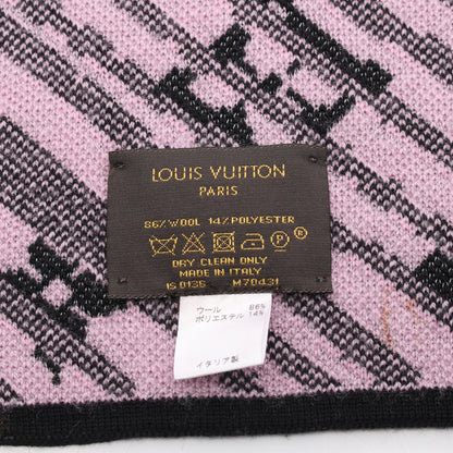 エシャルプ エピストーム モノグラム マフラー ウール ブラック ピンク ルイヴィトン 財布・小物 LOUIS VUITTON