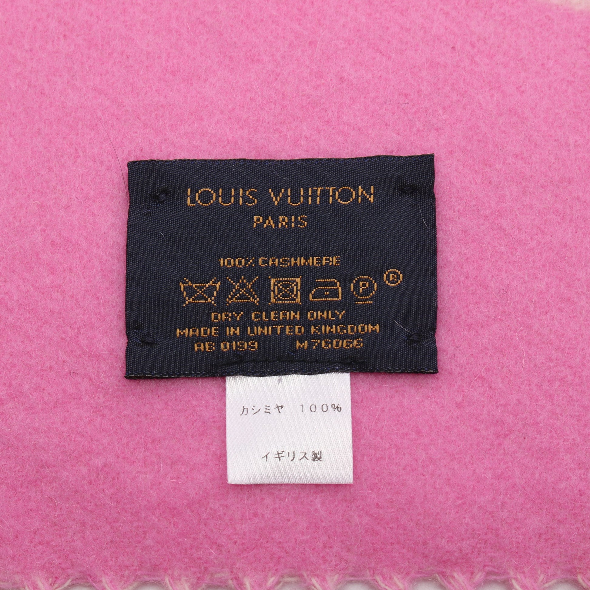 エシャルプ レイキャビック ブロンローズ マフラー カシミヤ ピンク ルイヴィトン 財布・小物 LOUIS VUITTON