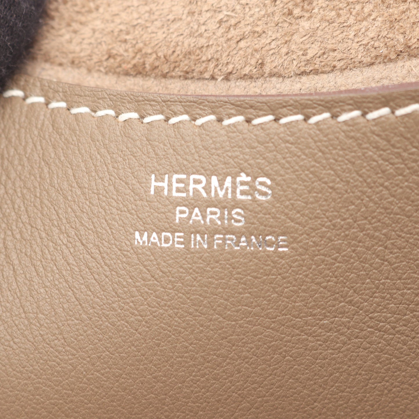 インザループ18 エトゥープ ハンドバッグ トリヨンクレマンス グレーブラウン シルバー金具 W刻印 エルメス バッグ HERMES