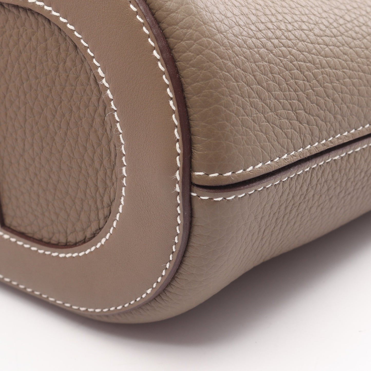 インザループ18 エトゥープ ハンドバッグ トリヨンクレマンス グレーブラウン シルバー金具 W刻印 エルメス バッグ HERMES