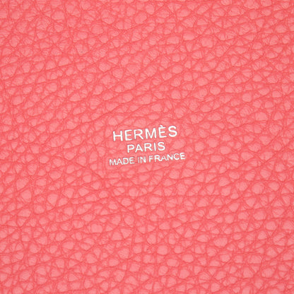ピコタンロックPM ローズアザレ ハンドバッグ トリヨンクレマンス ピンク シルバー金具 Y刻印 エルメス バッグ HERMES