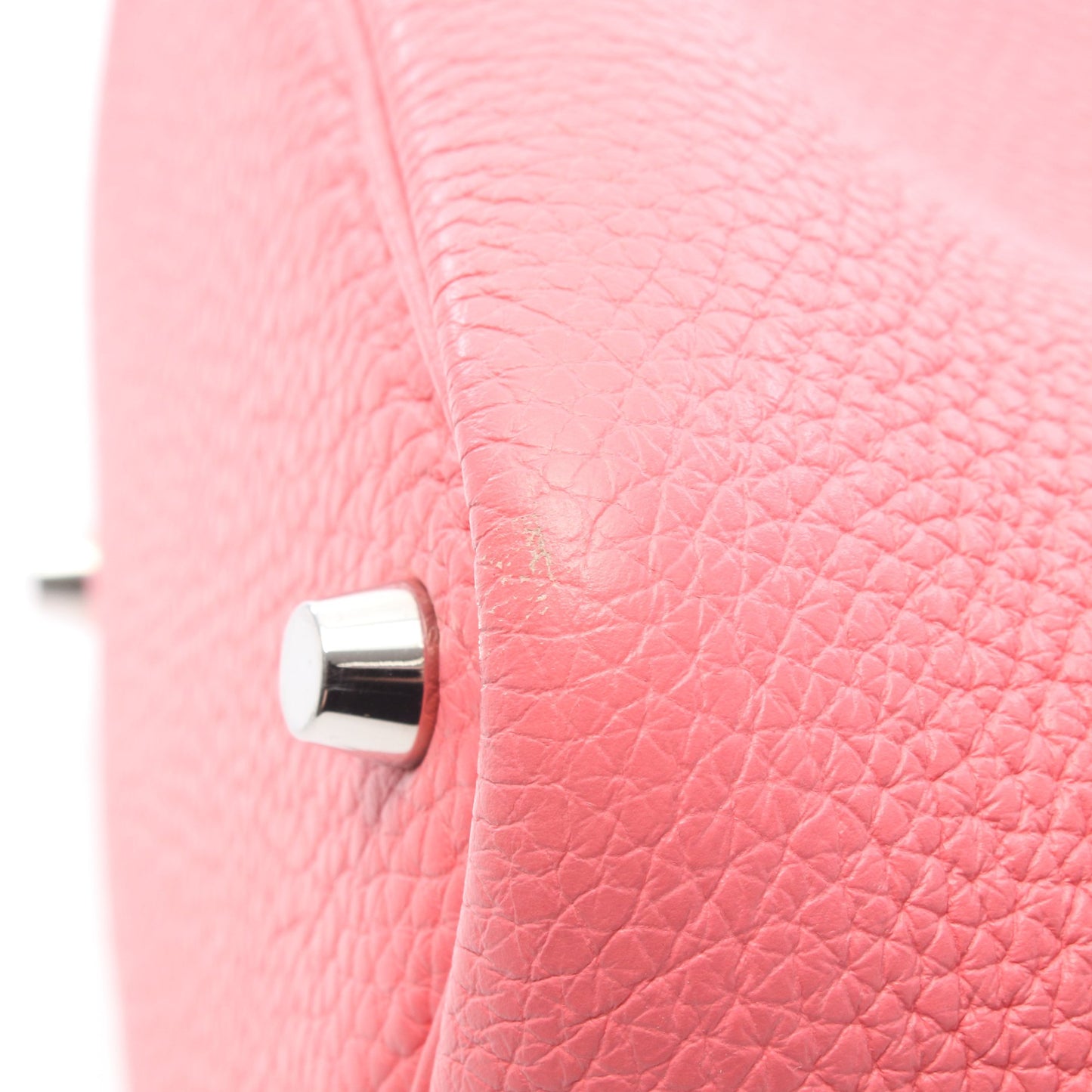 ピコタンロックPM ローズアザレ ハンドバッグ トリヨンクレマンス ピンク シルバー金具 Y刻印 エルメス バッグ HERMES