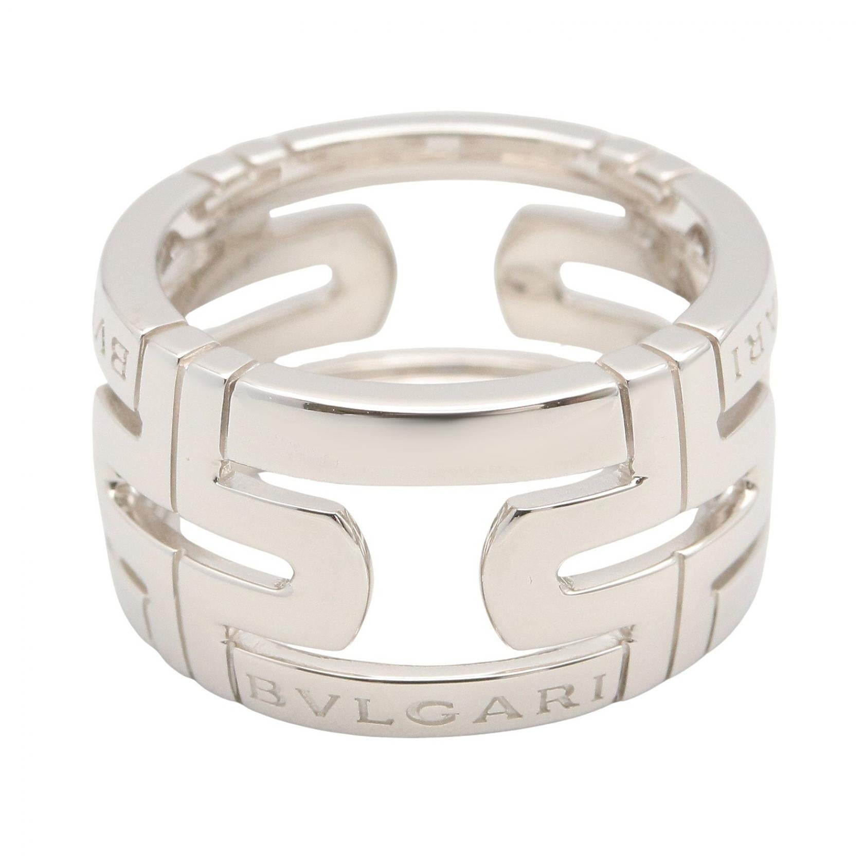 パレンテシ リング リング 指輪 K18WG シルバー ホワイトゴールド ブルガリ アクセサリー BVLGARI