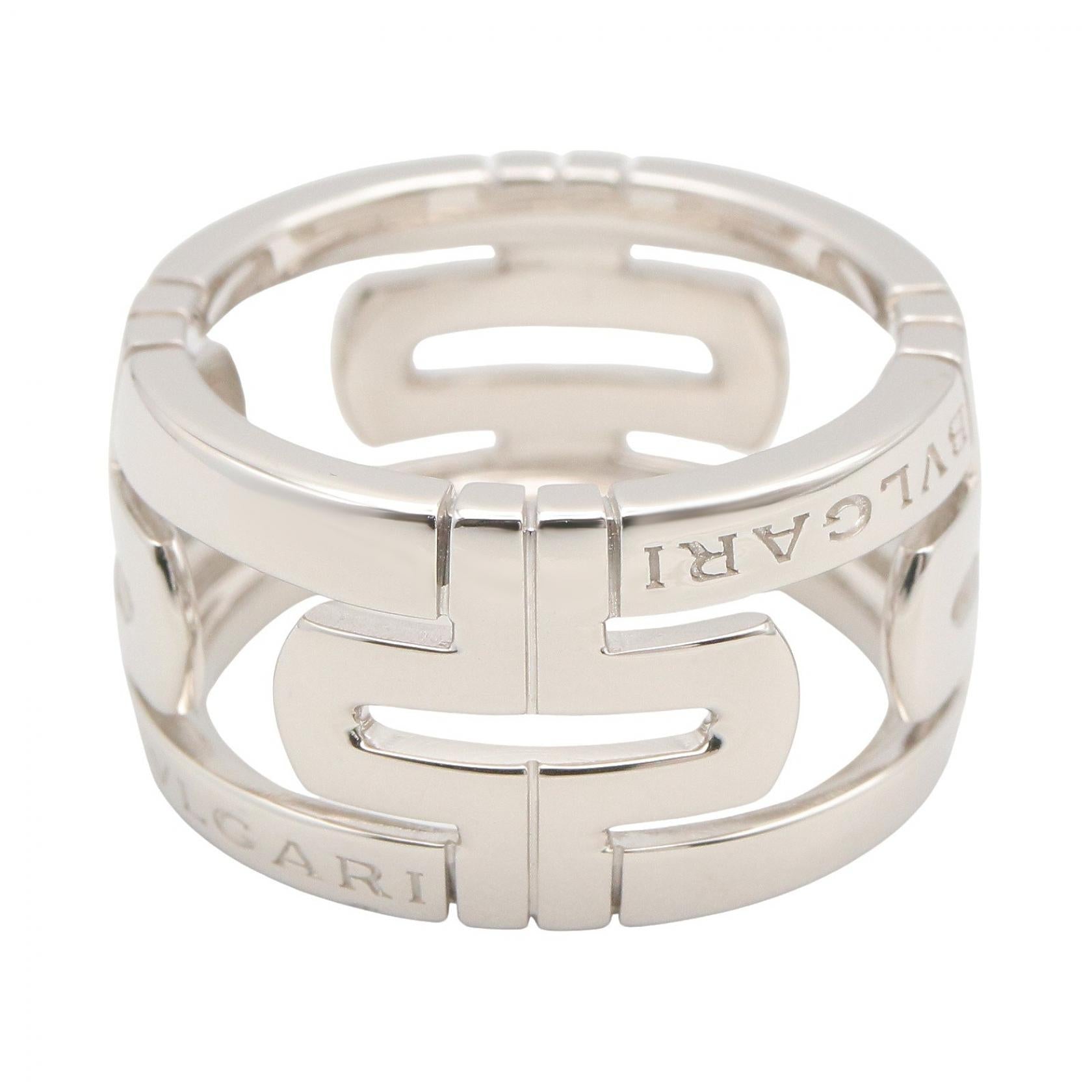 パレンテシ リング リング 指輪 K18WG シルバー ホワイトゴールド ブルガリ アクセサリー BVLGARI
