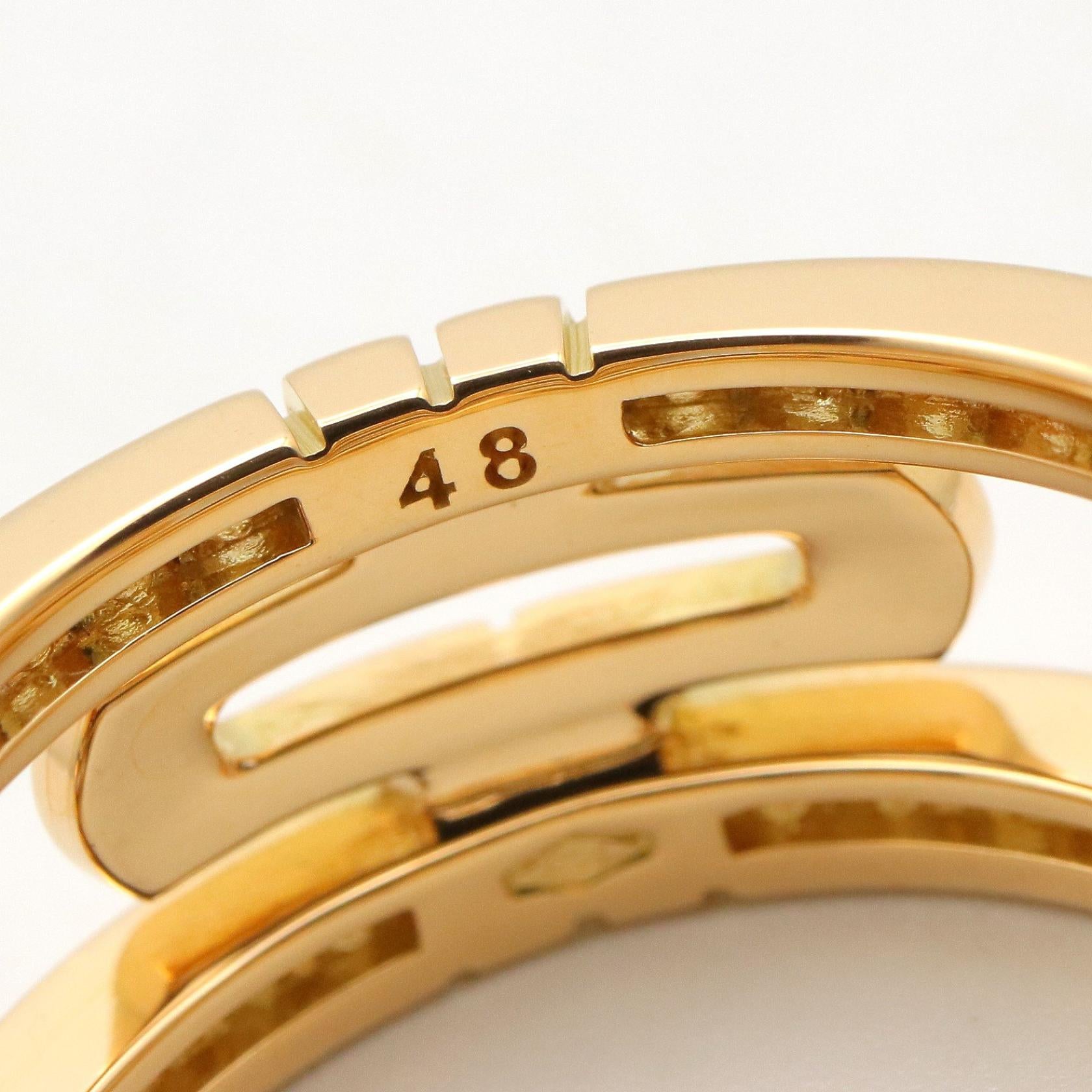 パレンテシ ダイヤ リング リング 指輪 K18YG ダイヤモンド クリア イエローゴールド ブルガリ アクセサリー BVLGARI
